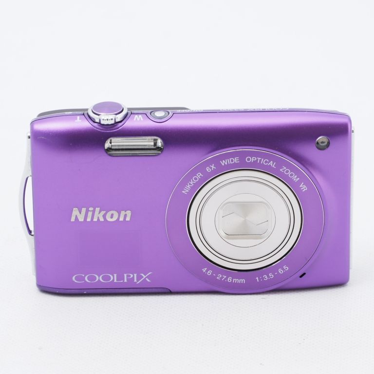 Nikon ニコン デジタルカメラ COOLPIX (クールピクス) S3300 ラベンダーパープル S3300PP カメラ本舗｜Camera  honpo メルカリ