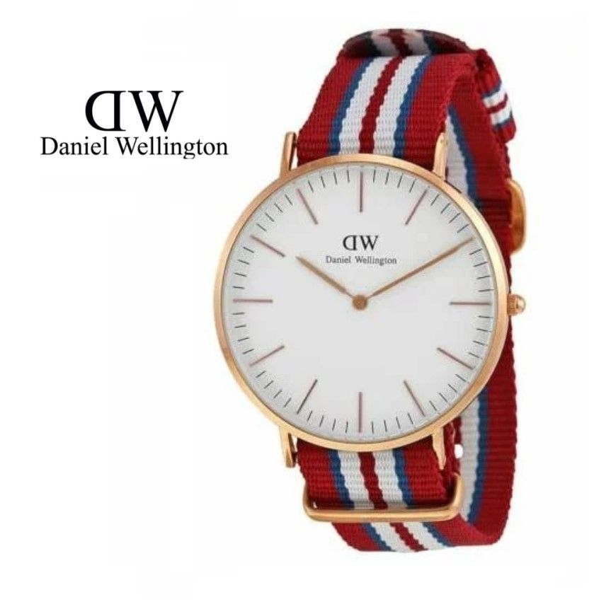 Daniel Wellington 腕時計 0112DW ユニセックス赤紺白 - ラプラージュ