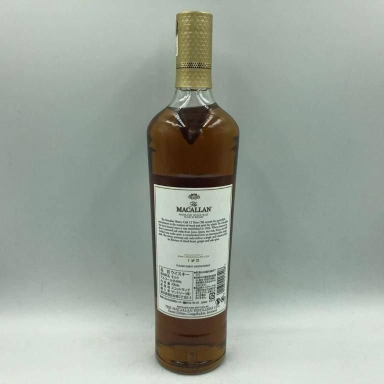 ザ マッカラン 12年 シェリーオークカスク 700ml 40% 【O】