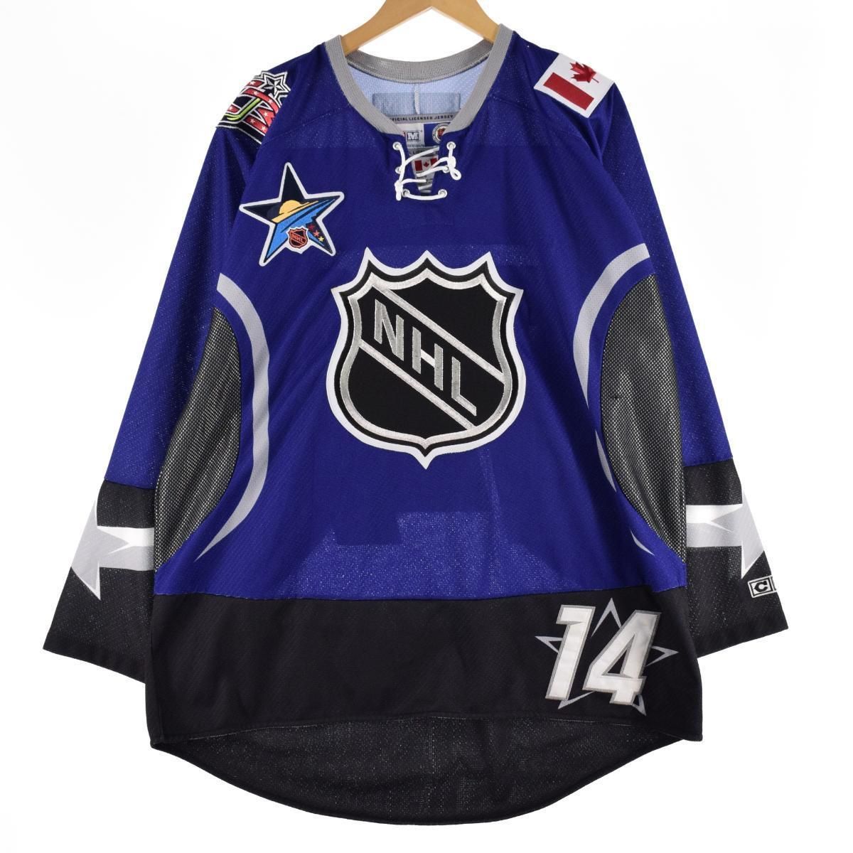 古着 CCM NHL ALL STAR GAME レースアップ ゲームシャツ ホッケー