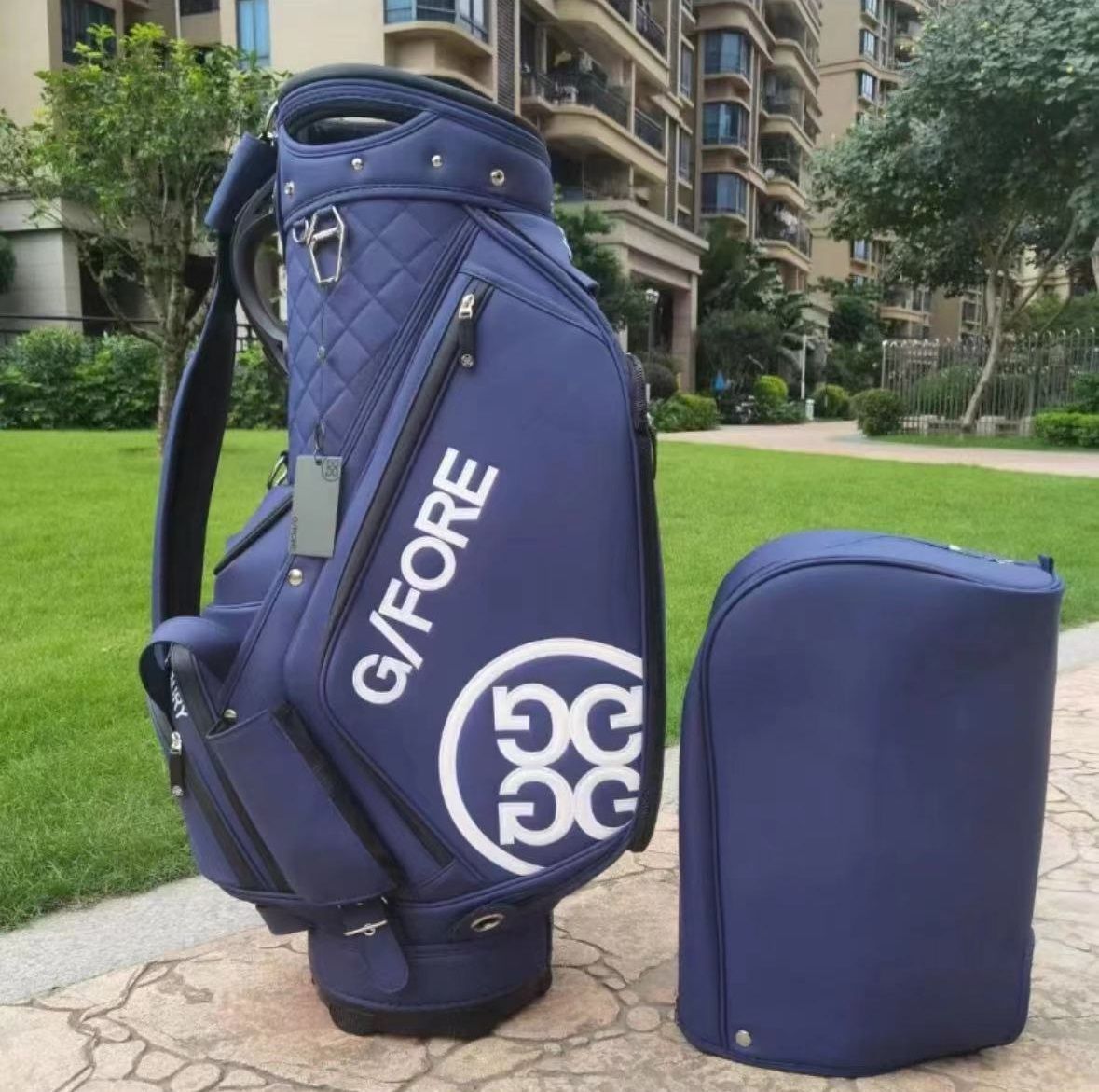 G/FORE ジーフォア ゴルフ キャディバッグ スタンド式 ブルー G/FORE