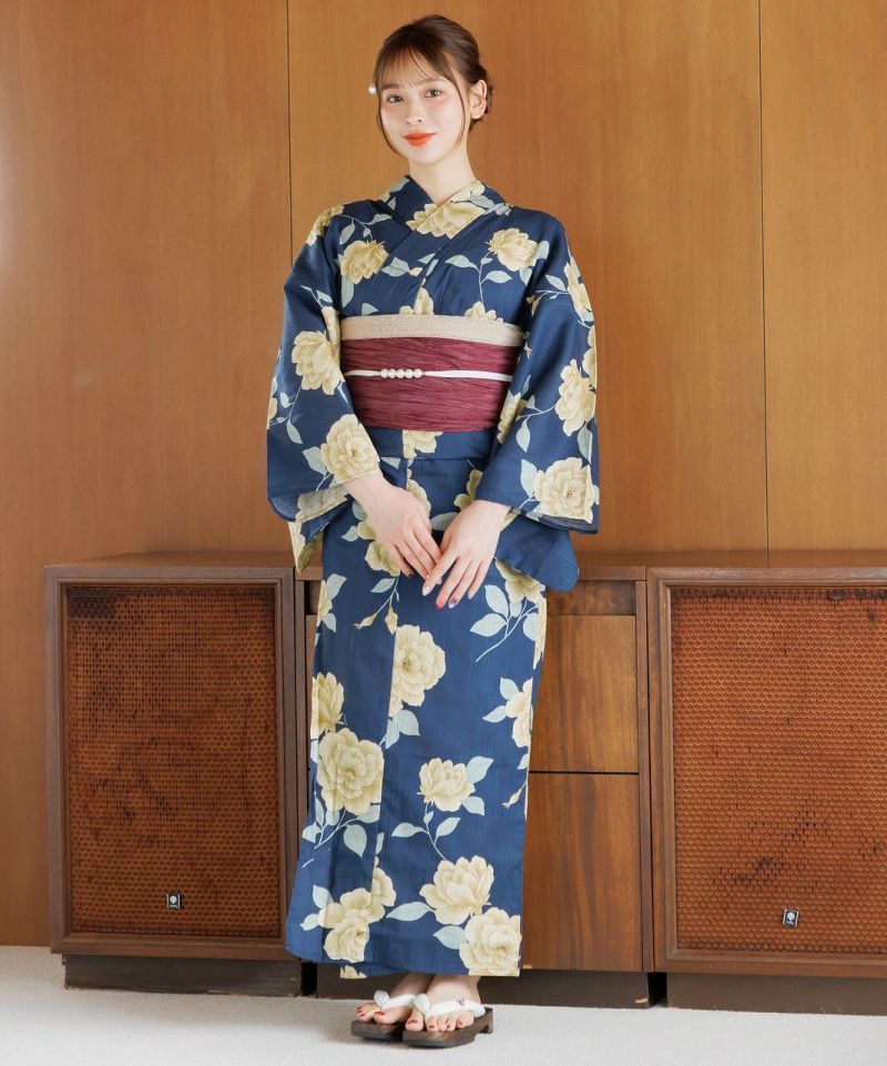 洋花の薔薇重ね】 Dita official 2025 浴衣 5点セット