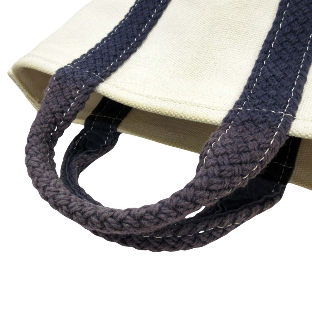 L.L.BEAN エルエルビーン ウェブ ハンドル トート バッグ 鞄 ミニ イニシャルH 刺しゅう ハンド 295303 白 ネイビー 紺  レディース 古着 中古 USED - メルカリ 新品◆エルエルビーン◆ウェブハンドルトートバッグ◆イニシャルＫ