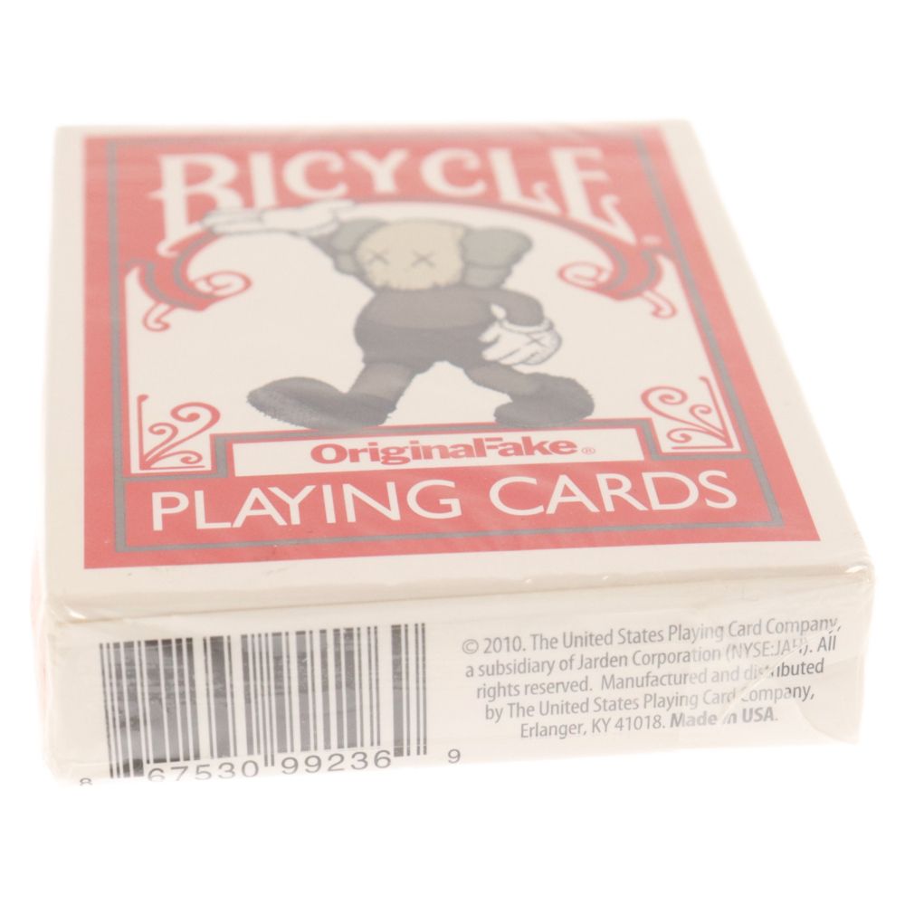 Original Fake (オリジナルフェイク) 【非売品】KAWS Bicycle Playing Card カウズ バイシクル プレイングカード  トランプ 5点セット ブルー/ブラック/イエロー/ピンク/レッド