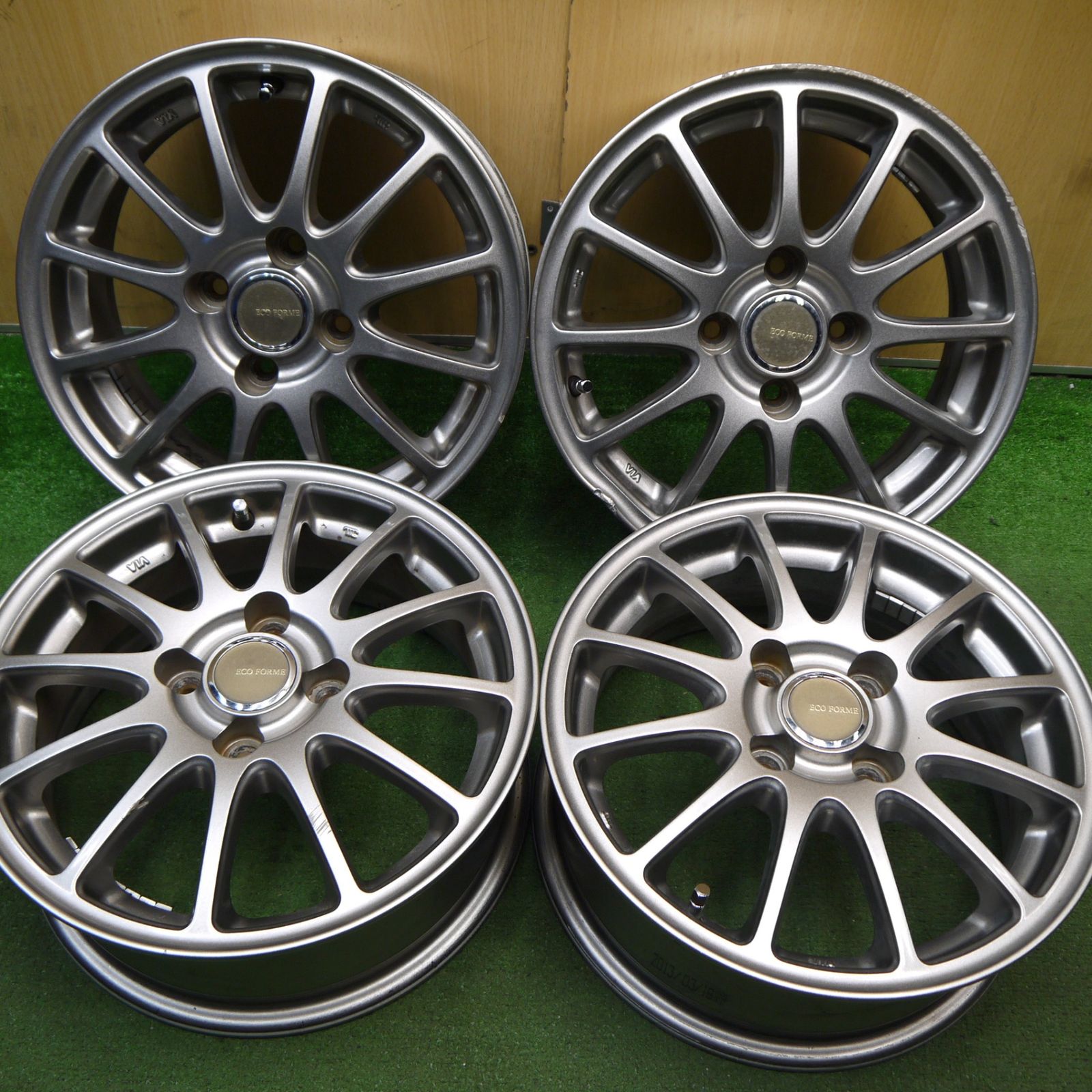 2024.2023年製155/65R13バリ山！中古タイヤ4本セット 2023年製155