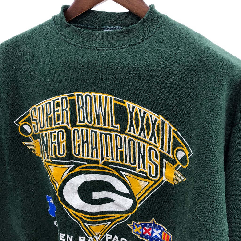 90s グリーンベイパッカーズ　スウェット 1996 90s グリーンベイパッカーズ スウェット 1996 Logo 7 Vtg 90s