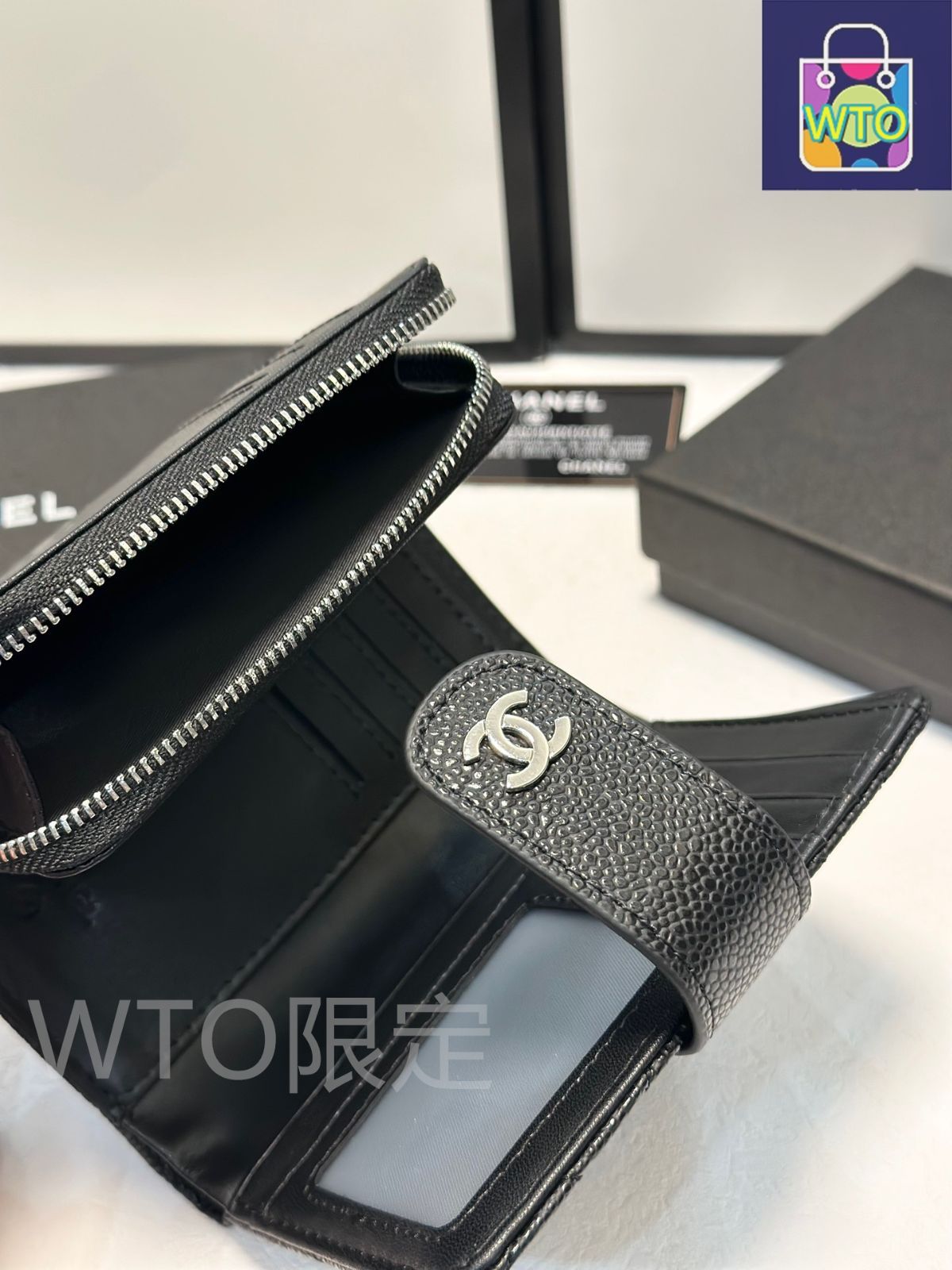 今日特価】Chanel シャネル 新作ショート財布 頭層小羊皮使用