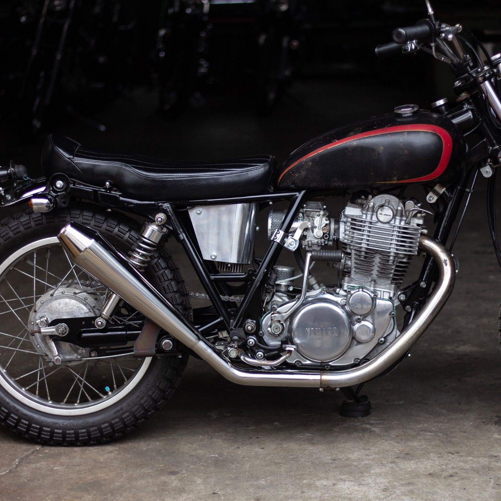 専用商品になります MOTOR ROCK SR400/500用 STDメガホン ミドル 新型スリップオン アップ