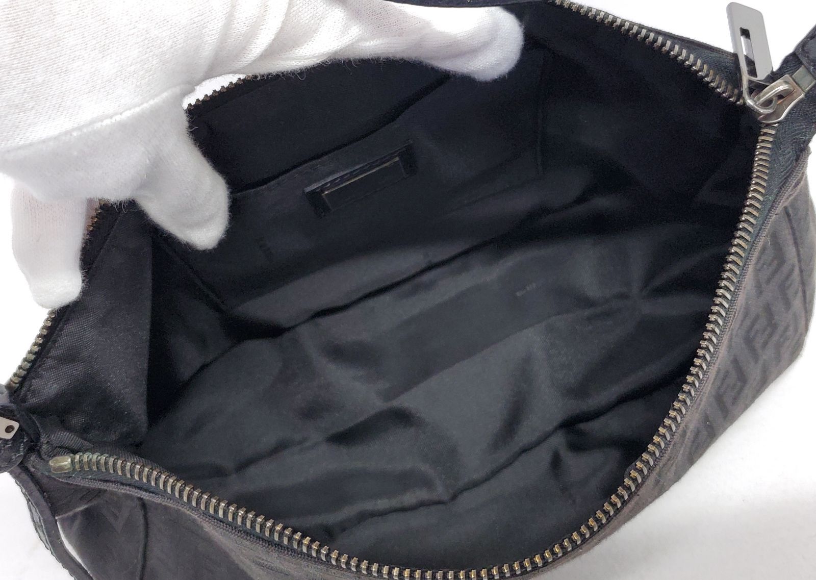 L52◇超美品【フェンディ】ズッキーノ アクセサリーポーチ バニティ