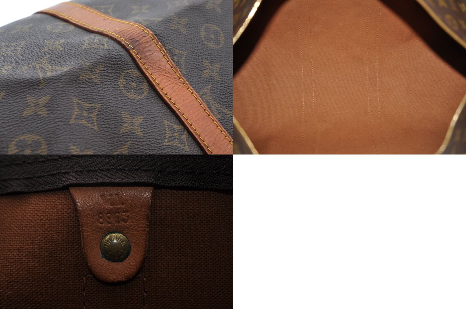 LOUIS VUITTON ルイヴィトン モノグラム キーポル 45 トラベル