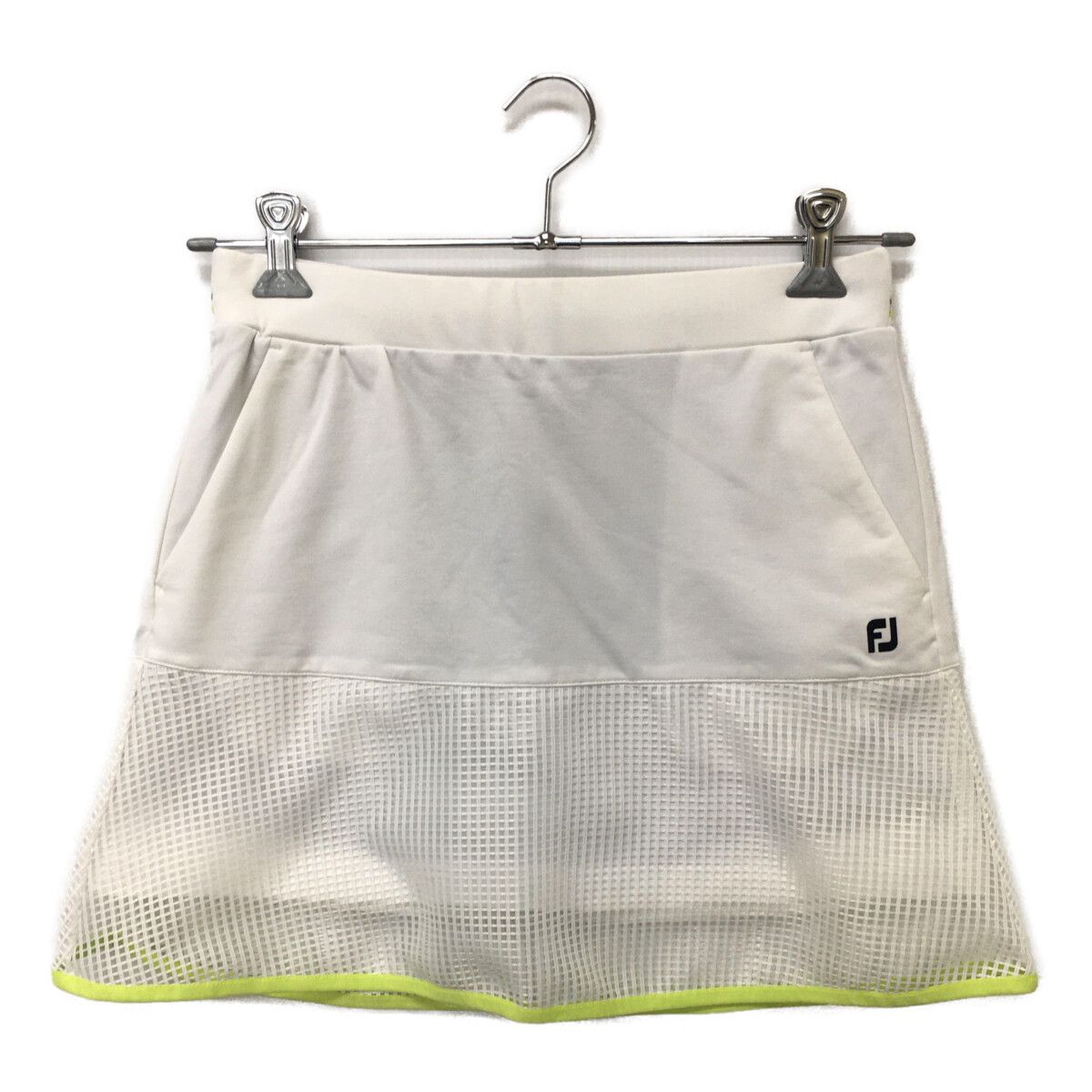 レディース フットジョイ FootJoy スカート M ホワイト 一体型インナーパンツ メッシュ
