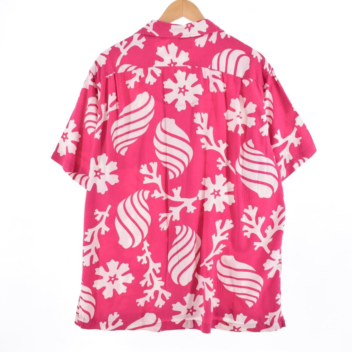Polo by RALPH LAUREN ラルフローレン　総柄 アロハシャツ ポロ ラルフローレン POLO RALPH LAUREN 総柄 アロハシャツ M 緑