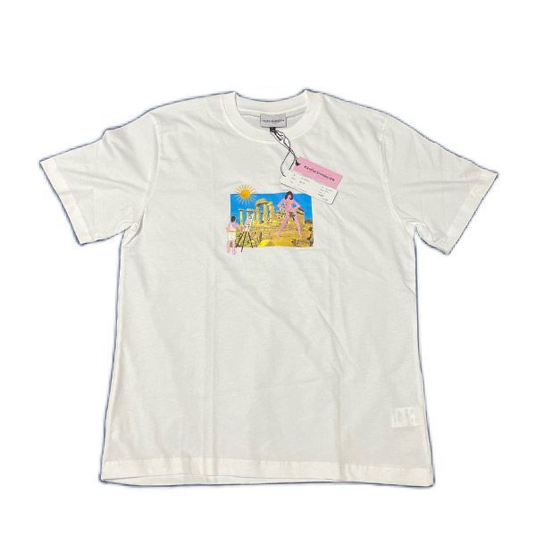 ホワイト【新品】carne bollente パルテノン神殿 Tシャツ ホワイト L