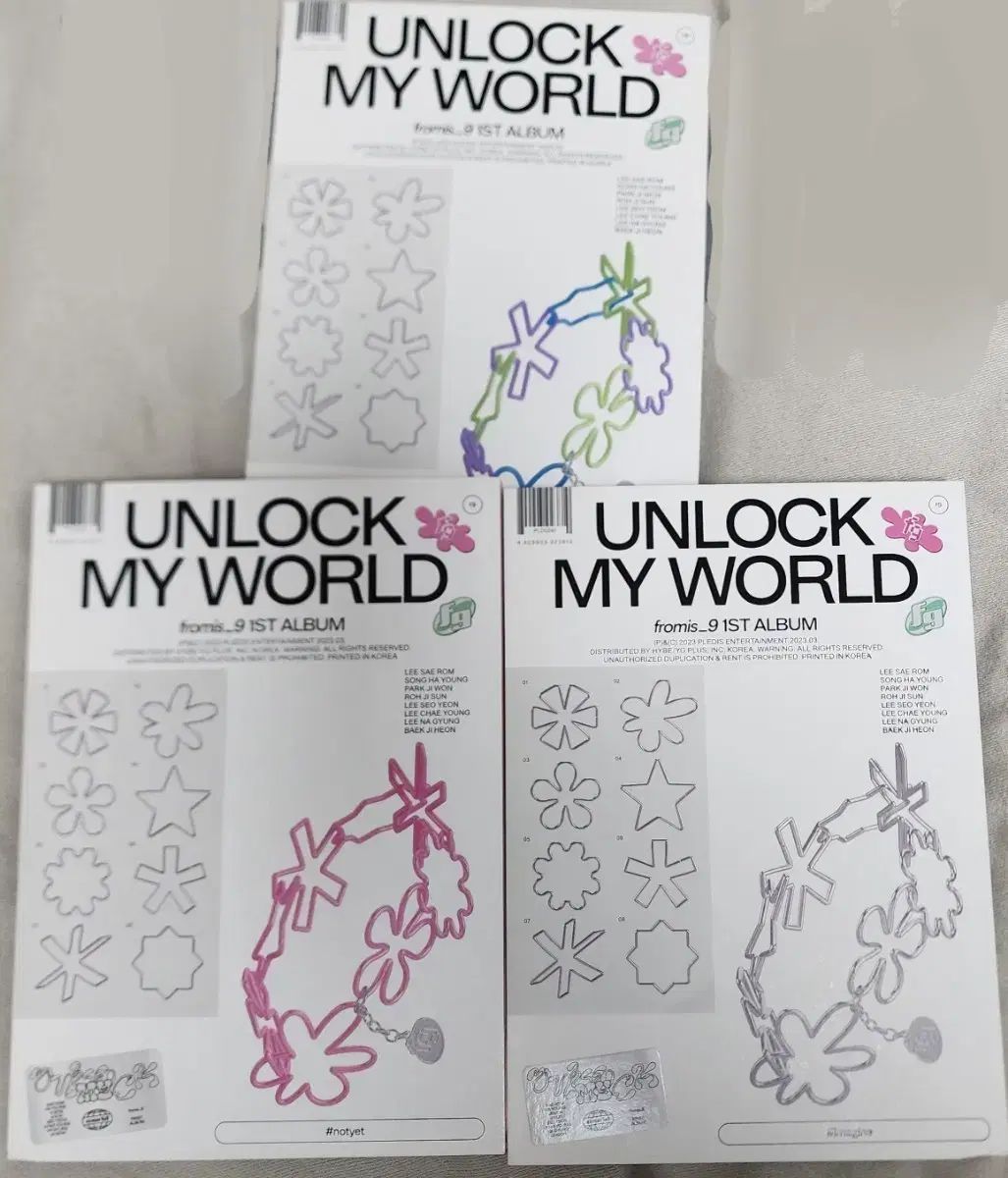 fromis_9 プロミスナイン プミナ Unlock My World 開封 アルバム