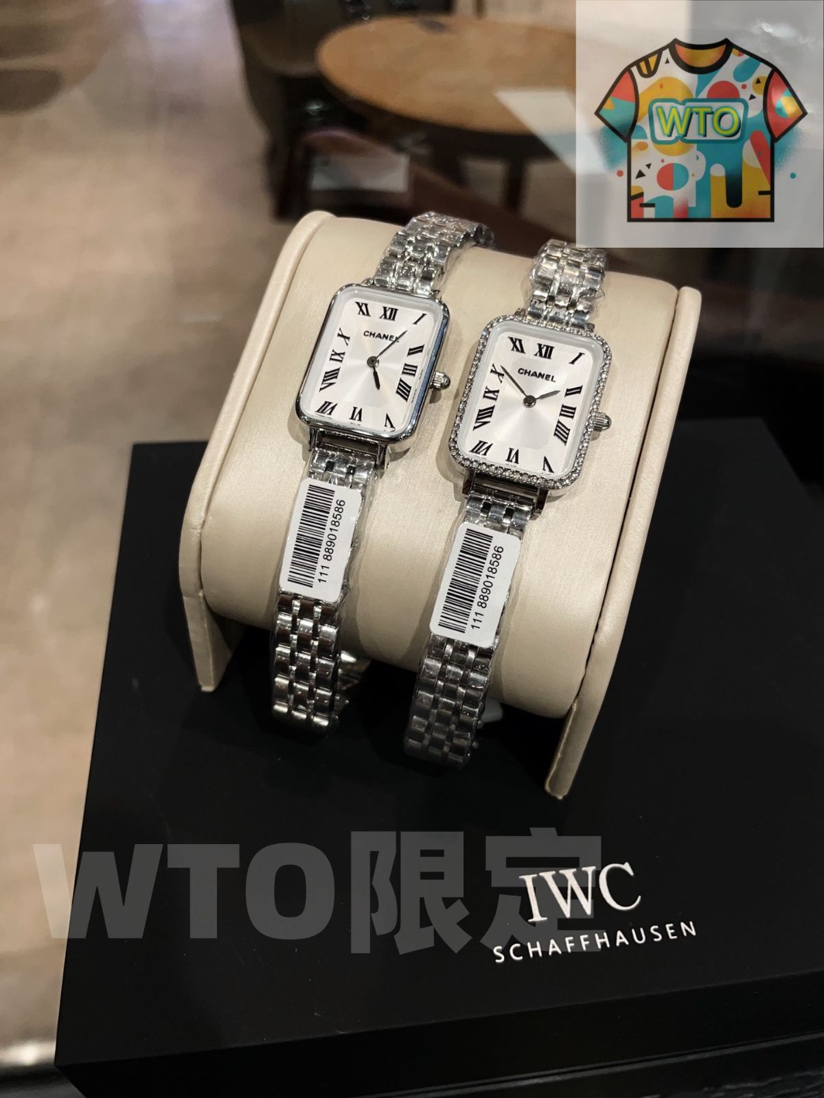 今日WTO】Chanel シャネル ケース表面の四角いリングはガラス