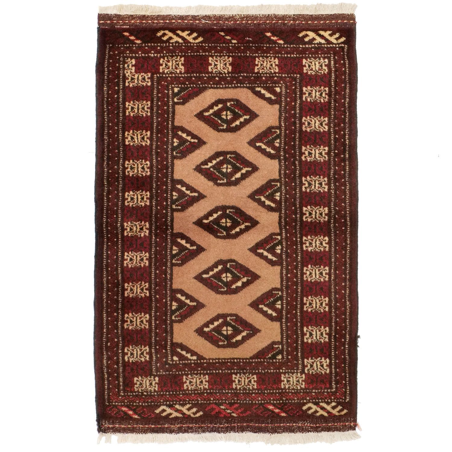 トルクメン 1980年代 1000×650mm ヴィンテージ テケギュル文様