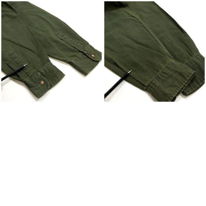 90s vintage Saks Fifth Avenue 無地 長袖シャツ メンズ 表記XLサイズ