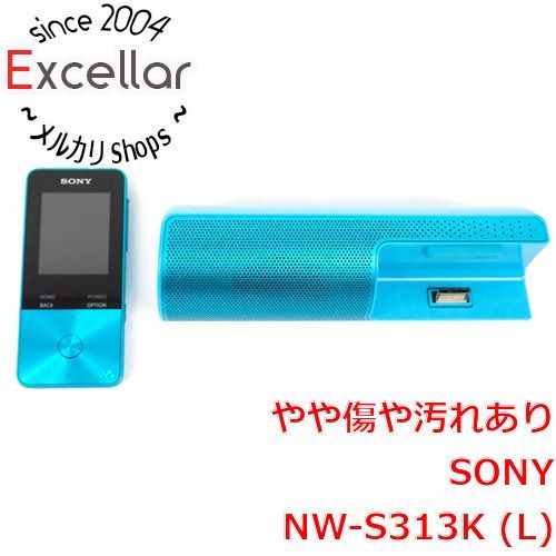 [bn:15] SONYウォークマン Sシリーズ スピーカー付属　NW-S313K　ブルー/4GB