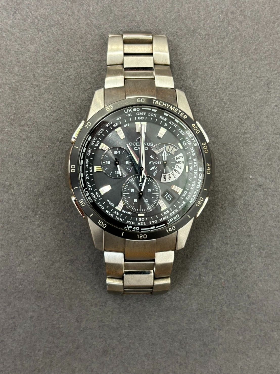 N 222 CASIO カシオ OCEANUS オシアナス OCW-M7000 腕時計 ソーラー