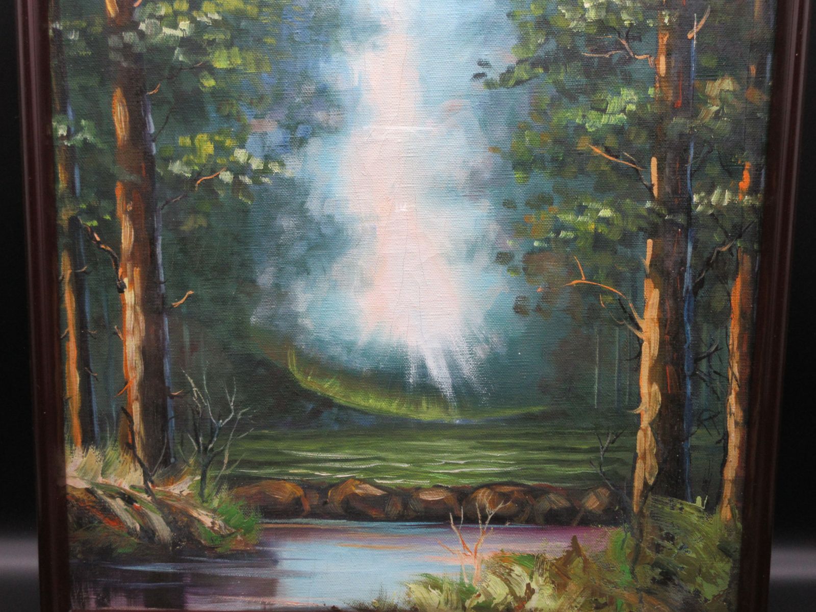 油絵 風景画 『森』 M30号（60x90cm）-