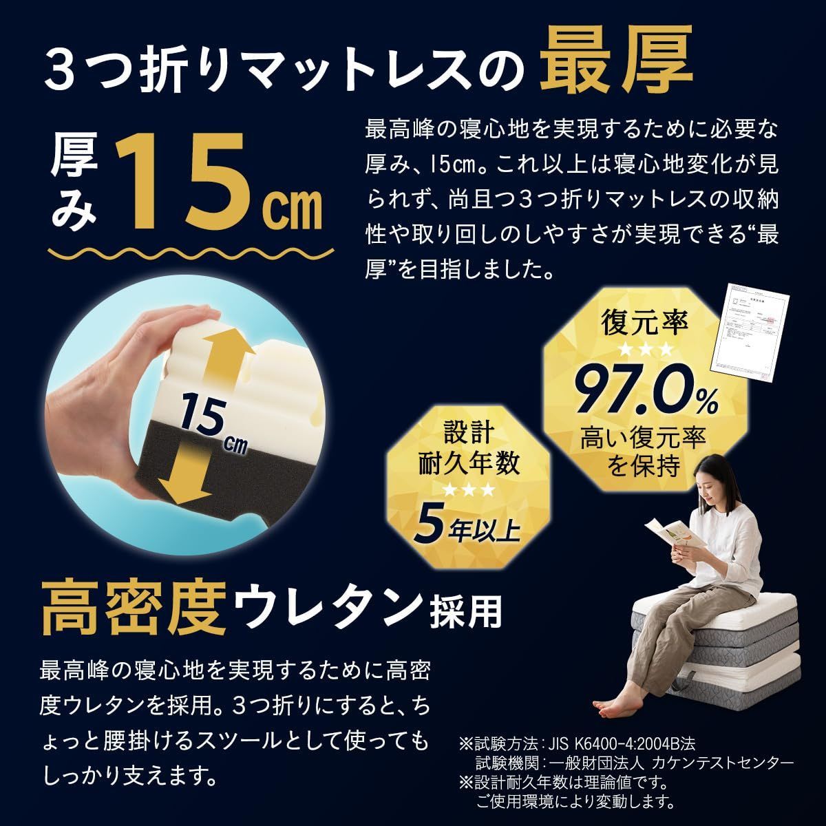 折り畳み 厚