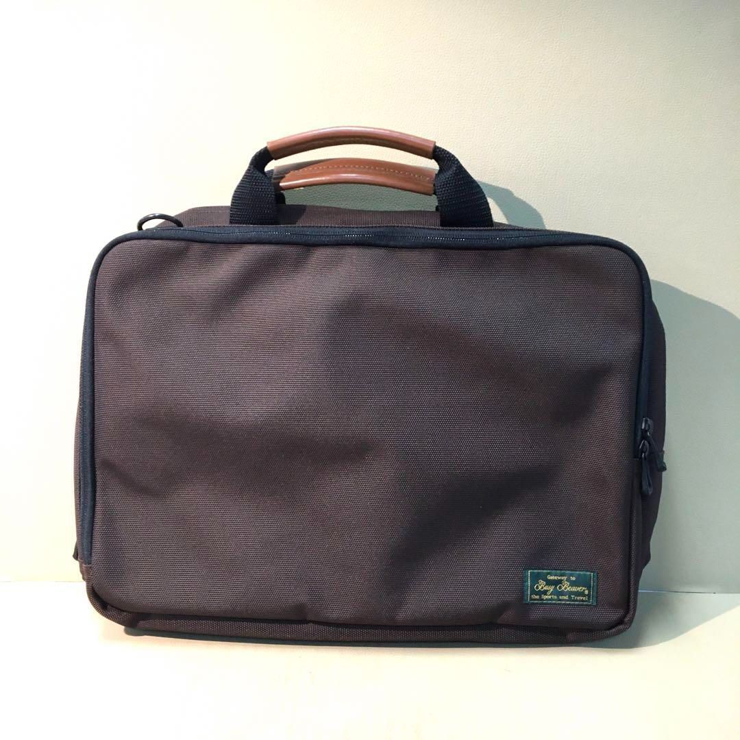 美品】 Busy Beaver ビジービーバー ビジネスバッグ ブラウン - メルカリ