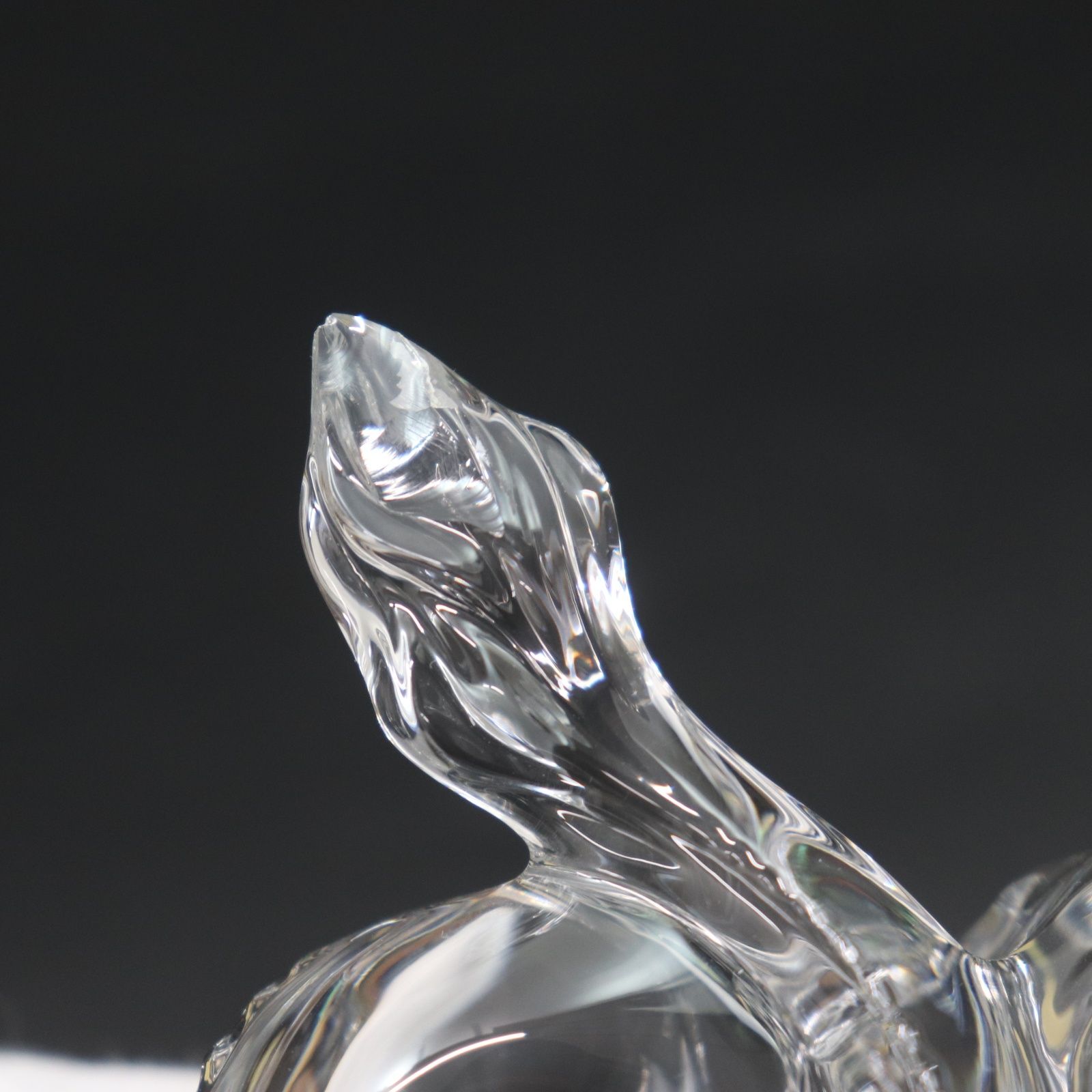 (美品)バカラ ドラゴンクリア干支 オブジェ クリスタル バカラ 置物 2024 干支 辰 ドラゴン クリア 正規ラッピング