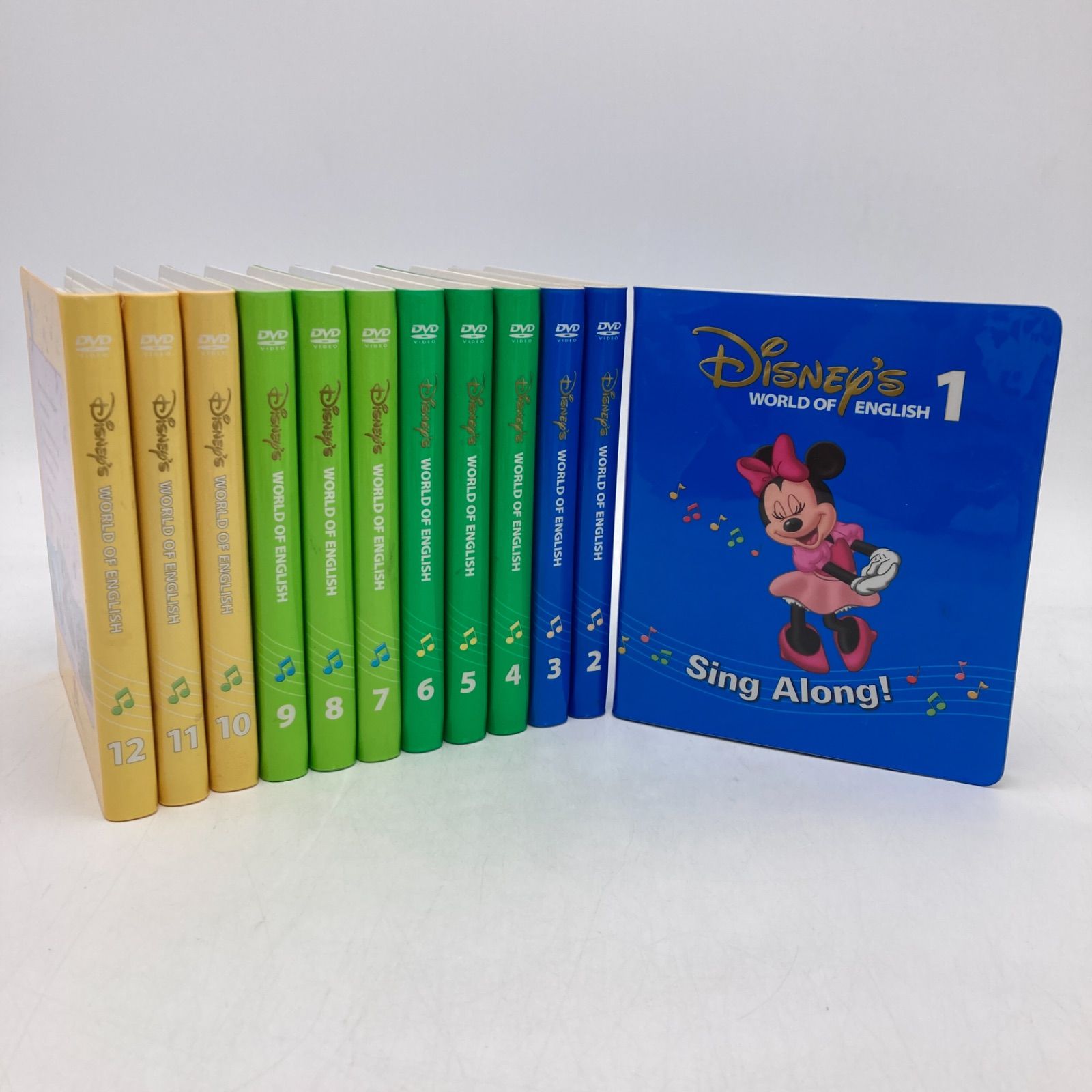 シングアロング 新子役 DVD12枚 絵本＆CD 字幕あり ディズニー