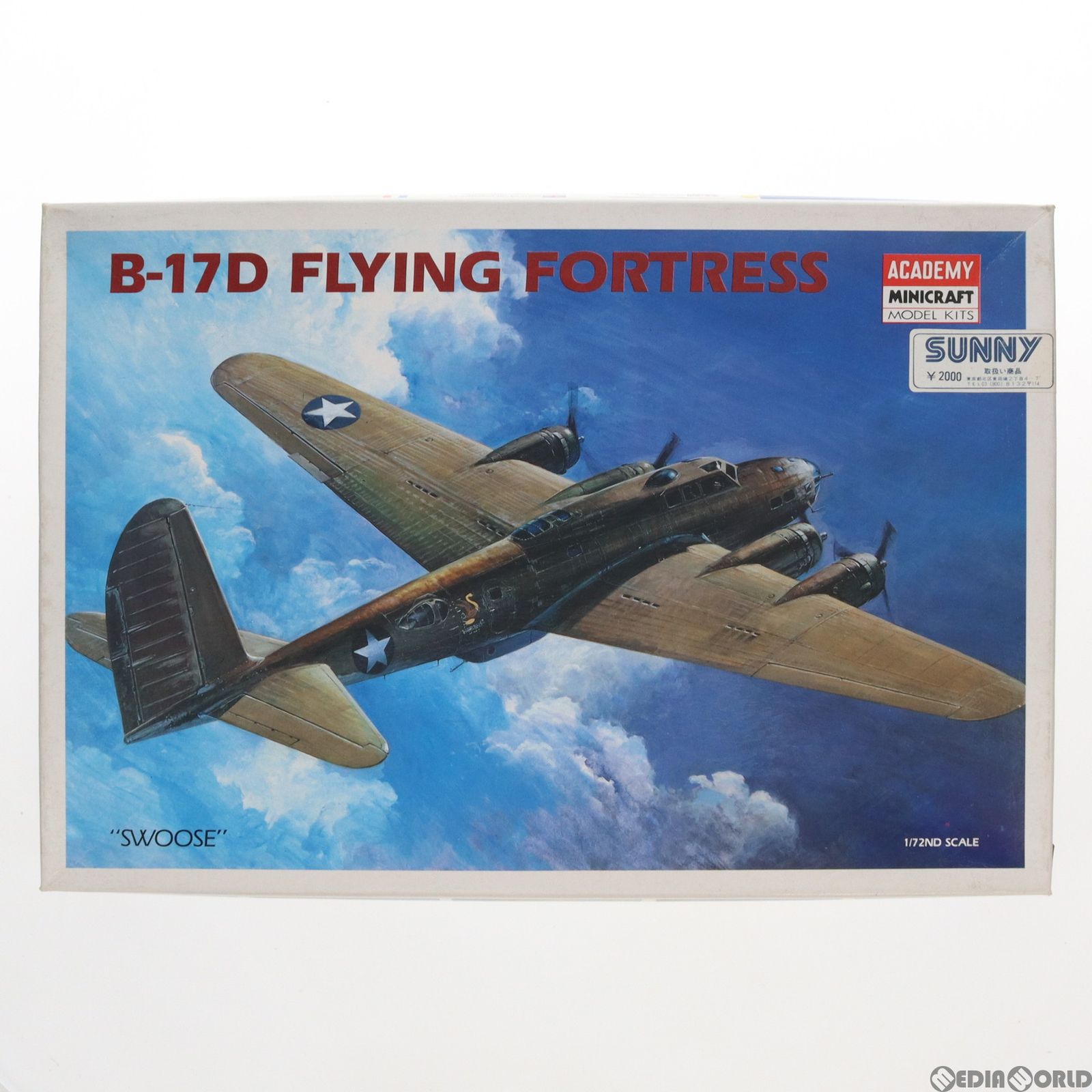 1/72 B-17D 『SWOOSE』 FLYING FORTRESS プラモデル(1683) アカデミー