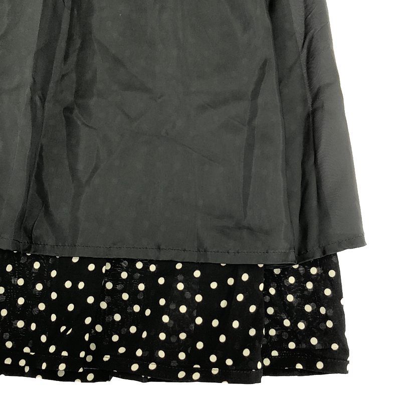 kagure / かぐれ | 2024AW | ドットギャザースカート / 総裏地 | F