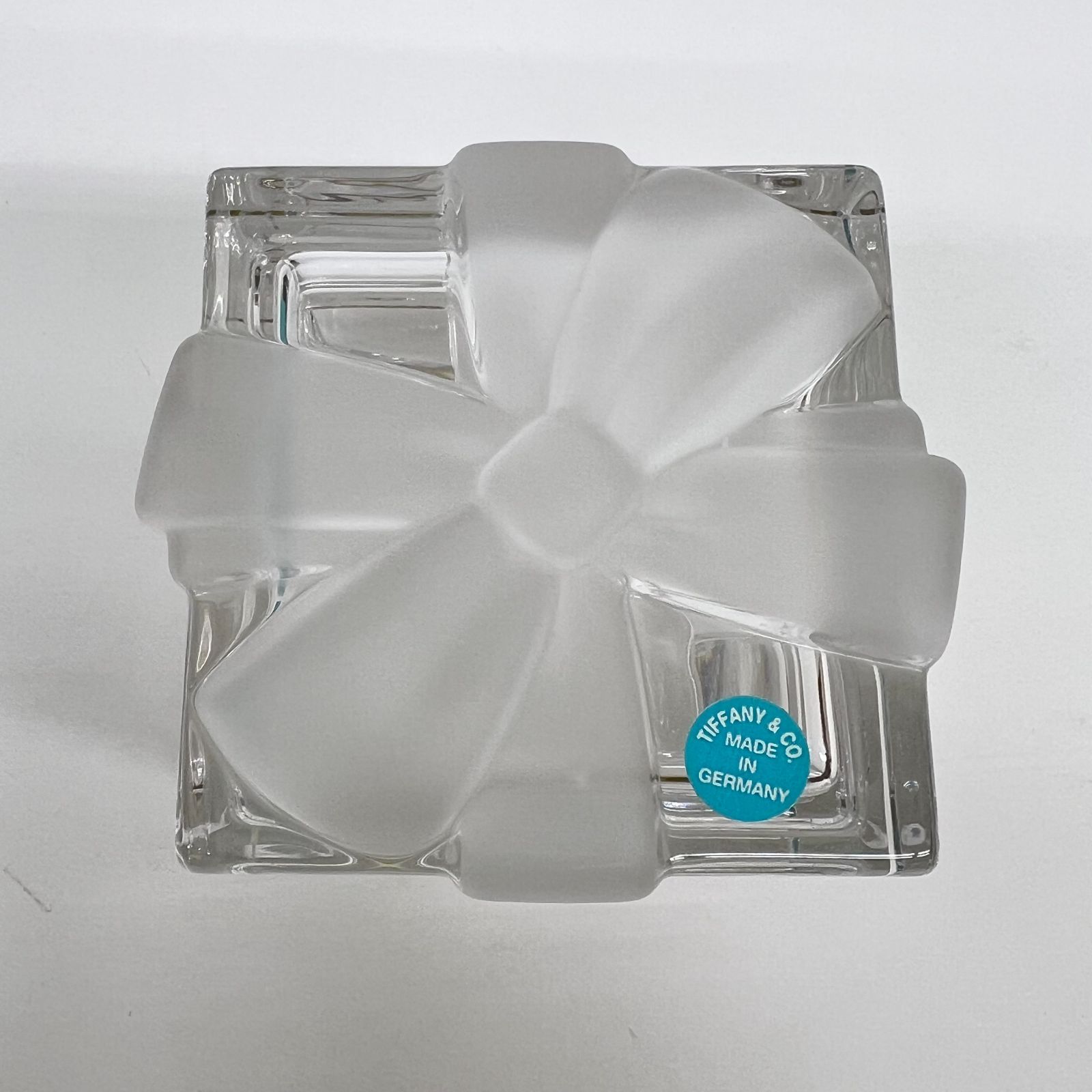 □【美品】 Tiffany&Co. ティファニー クリスタルボックス 小物