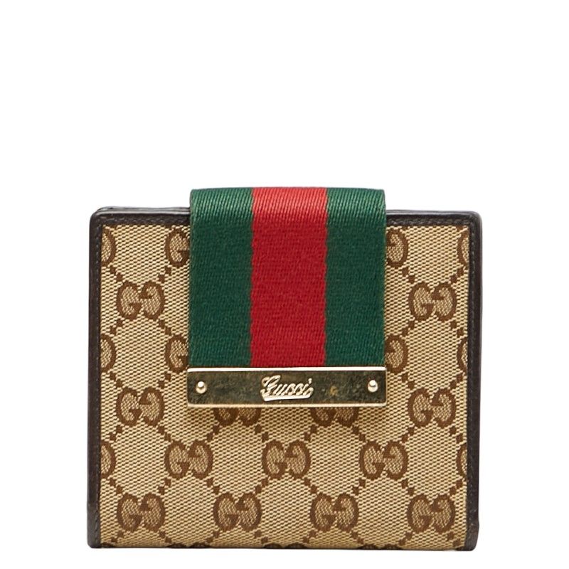 グッチ シェリーライン GGキャンバス 181669 ベージュ マルチカラー キャンバス レザー レディース GUCCI 1-0233270