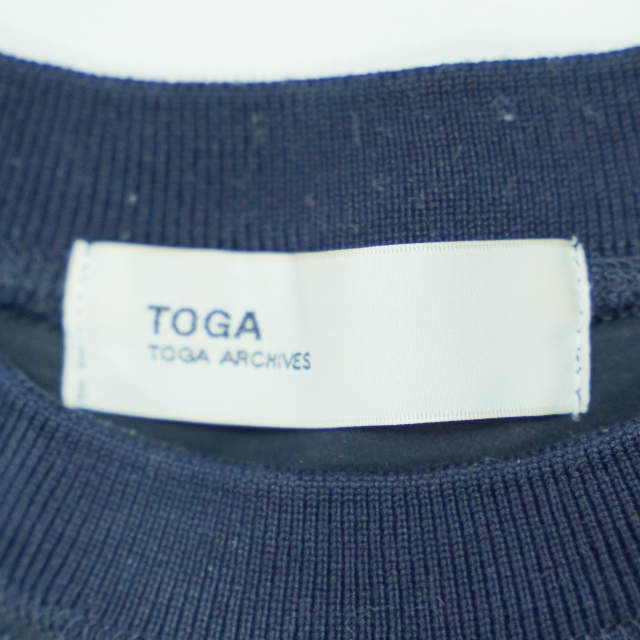 TOGA トーガ 20SS 日本製 Cold Shoulder Jersey Top オープン 