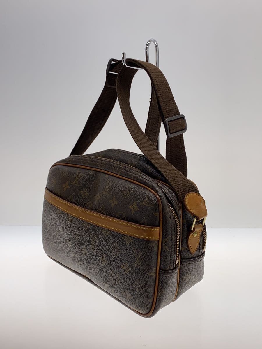 LOUIS VUITTON リポーターPM_モノグラム・キャンバス_BRW PVC ブラウン - メルカリ