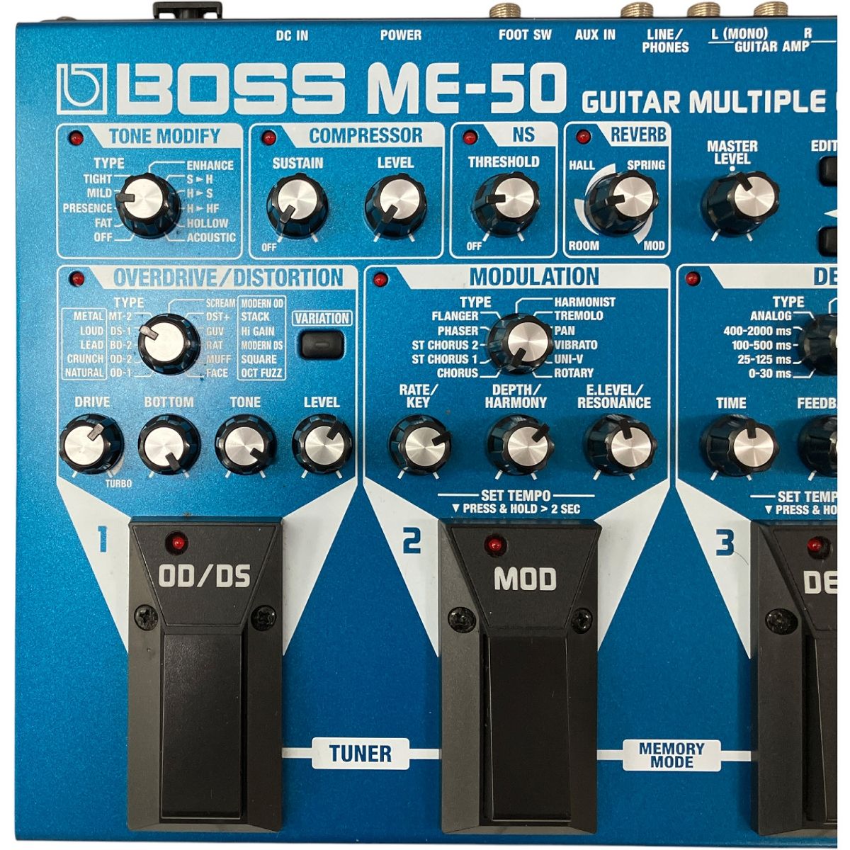 BOSS ME-50 マルチエフェクター エレキギター 中古 良好