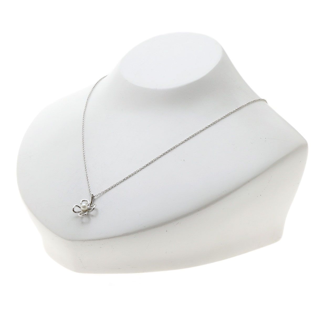 極美品♡TASAKI ♡四つ葉のクローバー♡ 本真珠 ベビーパール ネックレス 極美品♡TASAKI ♡四つ葉のクローバー♡ 本真珠 ベビーパール
