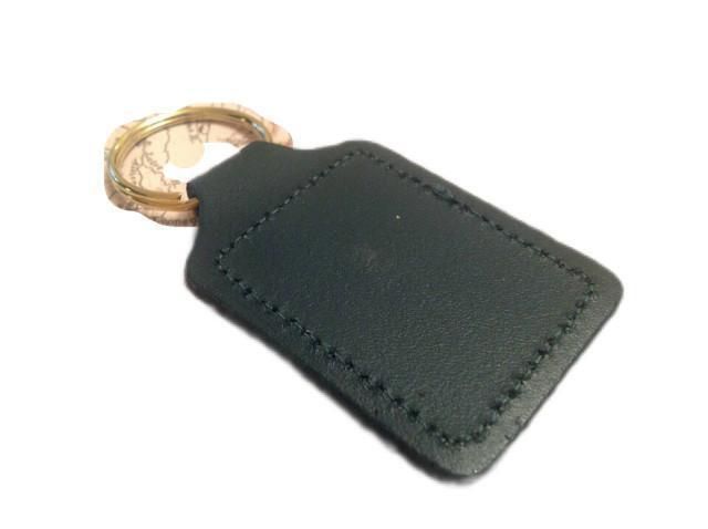 統一感のある MG グリーン レザー 本革 キーホルダー キーリング 英国製 限定特価、激安販売。