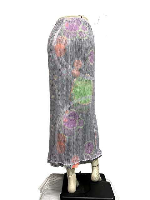 安い！かわいい！ PLEATS PLEASE ISSEY MIYAKE プリーツプリーズイッセイミヤケ ロングスカート ウエストゴム マルチ ＿S08＿セルモアから ＿s-0416-r08 ポータブル