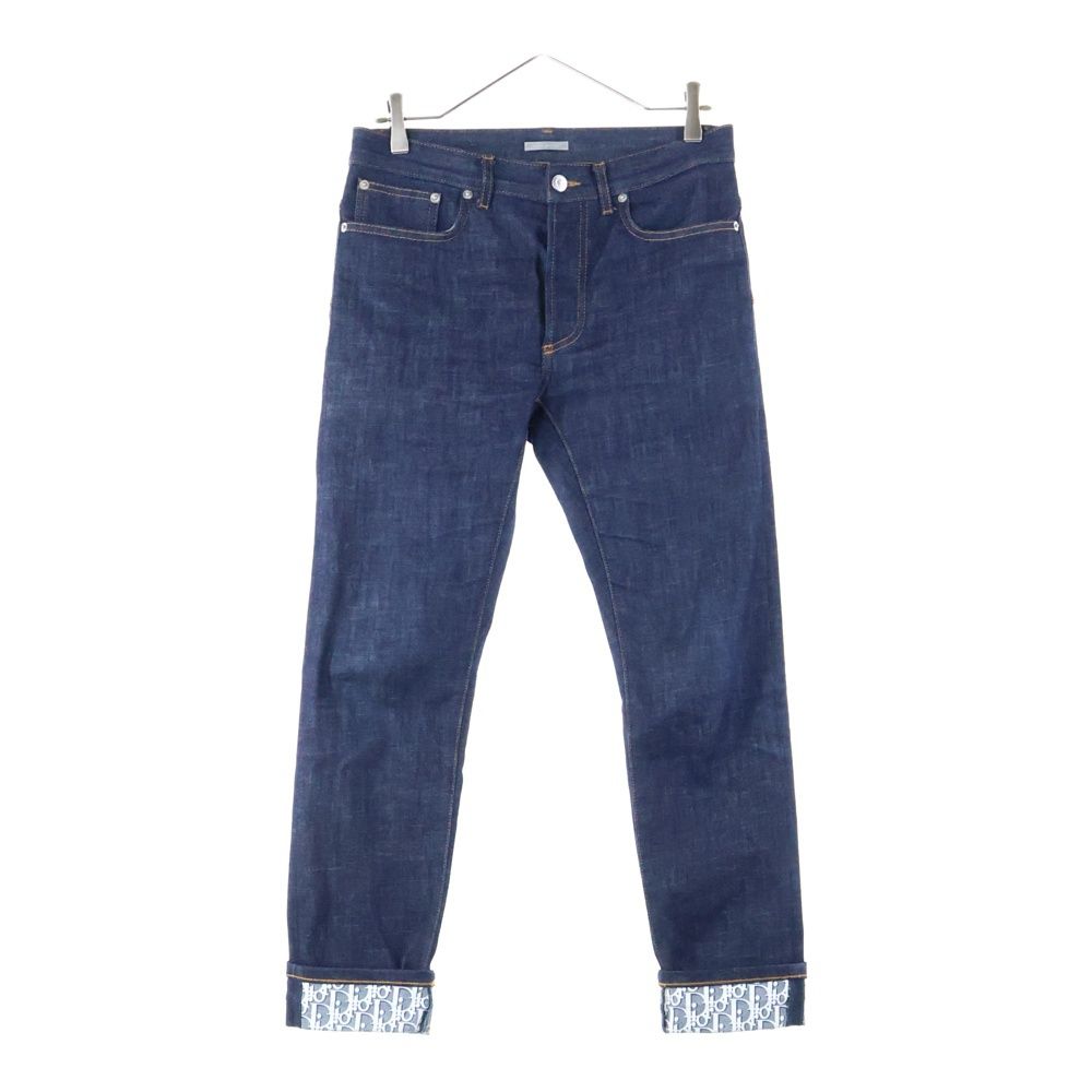DIOR (ディオール) Oblique Low Cotton Denim Pants 193DS10J226X