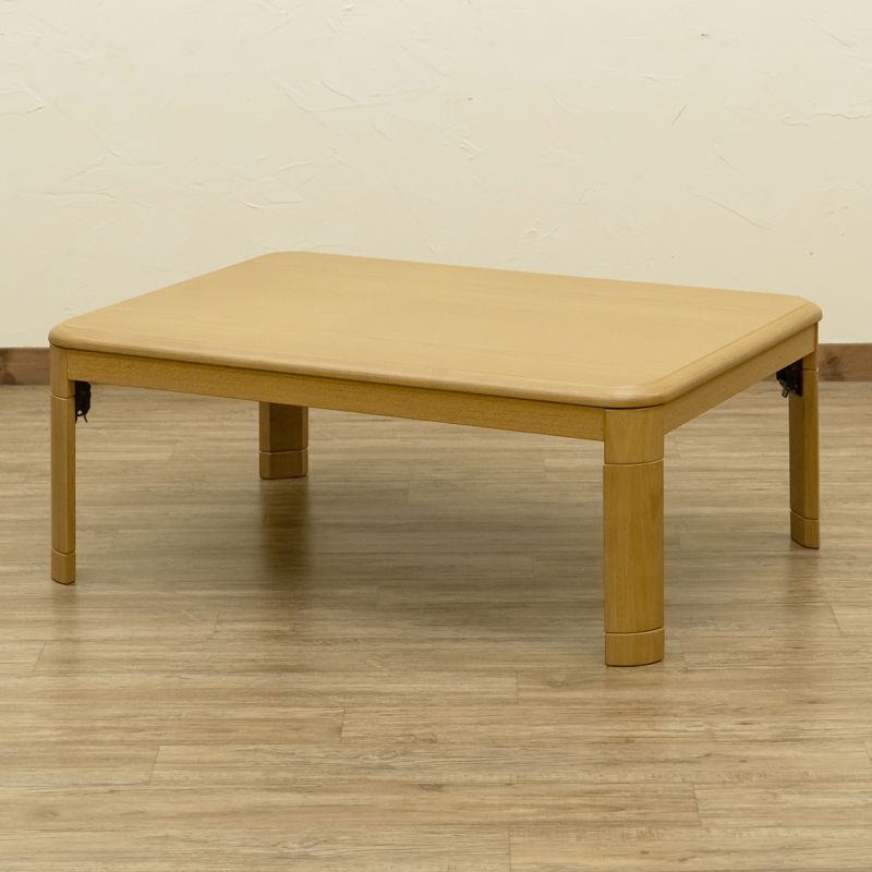 折れ脚コタツ 継脚式 105×75 BR/NA