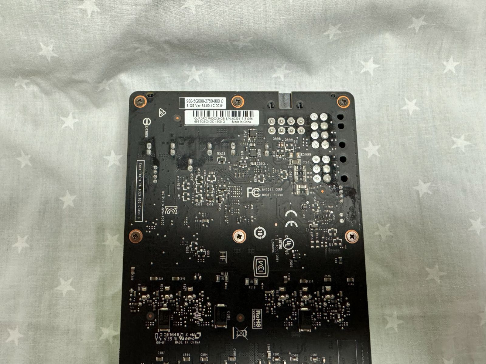 NVIDIA Quadro M6000 24GB GDDR5 PCIe 3.0 GPU 4 X DP / 1 X DVI 