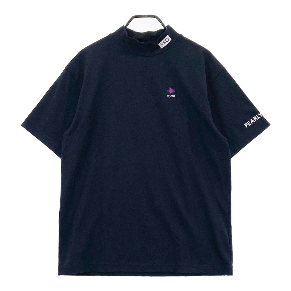 【TSI正規品】パーリーゲイツ サイズ0 ハイネック 半袖ワンピース 新品】PEARLY GATES ワンピース 半袖モックネック ゴルフウェア 青