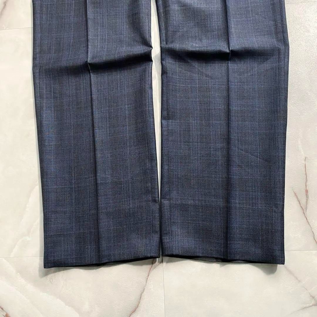 A16326 ジョルジオアルマーニ スラックス ヘアラインチェック 54  