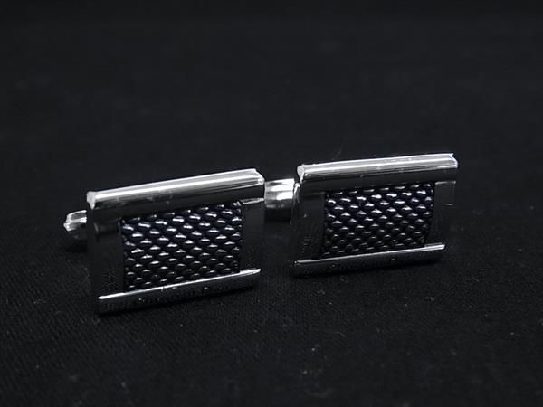 ■美品■ ChristianDior クリスチャンディオール カフスボタン カフリンクス アクセサリー ビジネス 紳士 メンズ シルバー系 DK2741