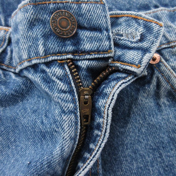 古着 ジーンズ Levis リーバイス 550 メンズ 90年代 90s テーパード ヒゲ コットン USA製 紺 ネイビー デニム spe W34 中古 ボ 中古 古着 W34/古着 ジーンズ Levis リーバイス 550 メンズ 90s テーパード ヒゲ