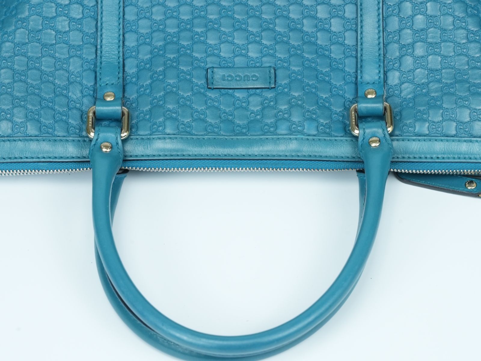 美品】GUCCI グッチ トートバッグ マイクロシマ GG柄 レザー
