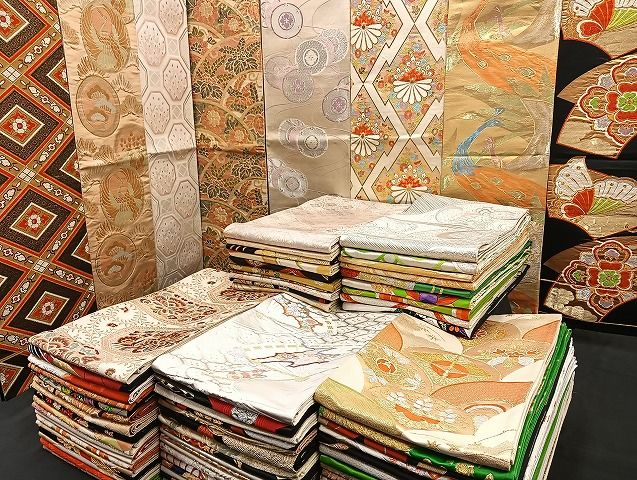 平和屋着物□袋帯 西陣 まとめて100点 鳳凰 鶴 孔雀 向い蝶 更紗 花柄  