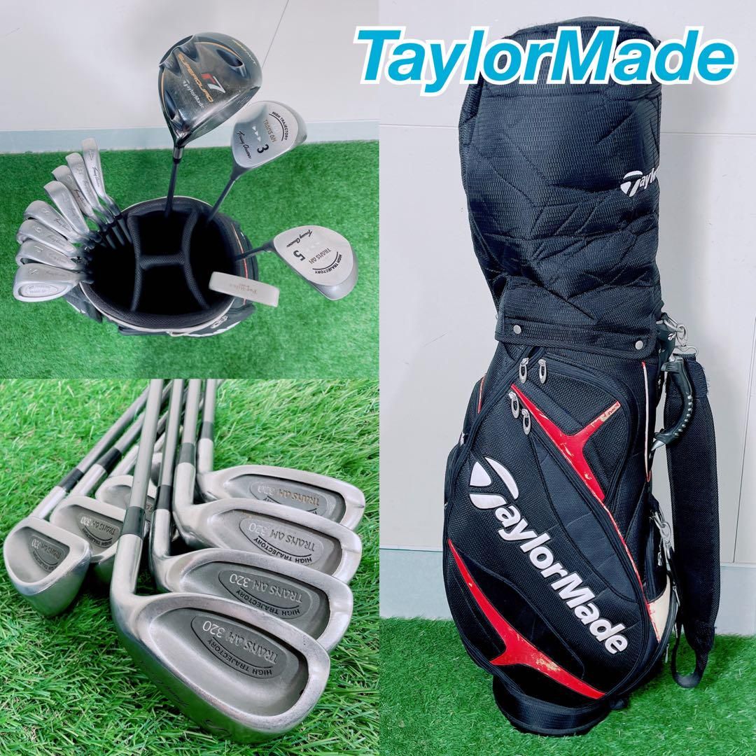 TaylorMade - TaylorMade Dr&amp;7w含む 初心者向けゴルフクラブ10本セット TaylorMade Dr&7w含む 初心者向けゴルフクラブ10本セット
