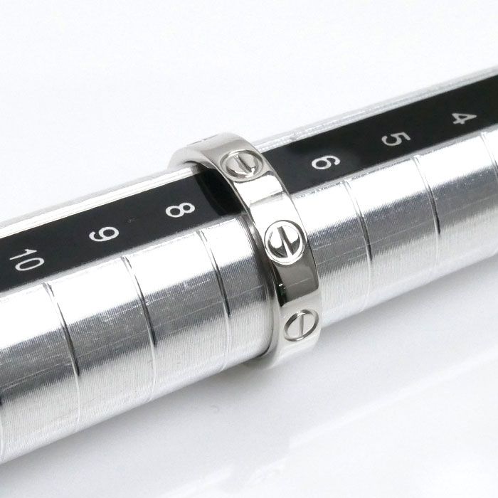 最終お値下げ❣️ 未使用❣️ カルティエ　ミニラブリング　Pt950 47 CARTIER カルティエ Pt950プラチナ ミニラブ リング・指輪