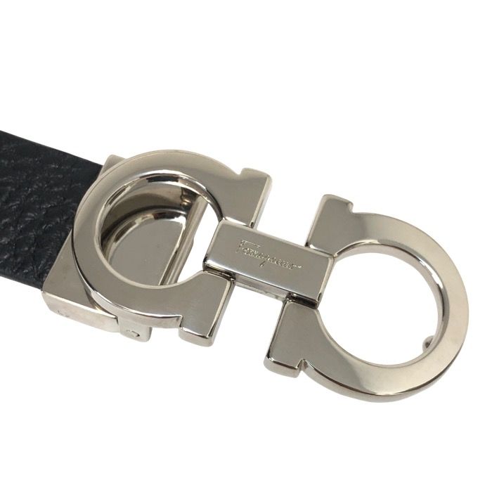 サルヴァトーレフェラガモ　レザーベルト　ダブルガンチーニ　リバーシブル サルヴァトーレフェラガモ レザーベルト ダブルガンチーニ